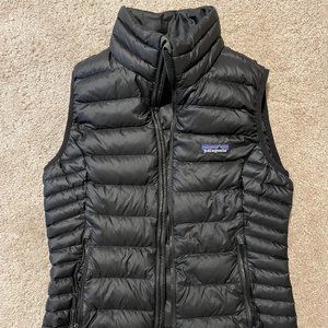 Patagonia down vest, black, size XS